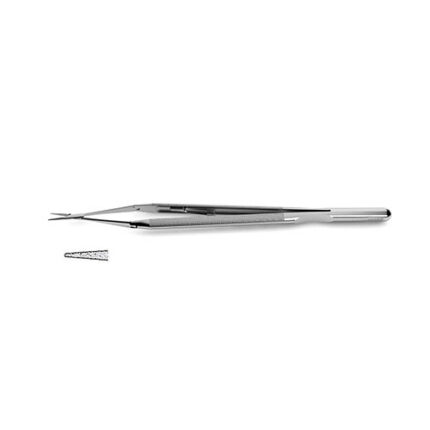 Double-Action Micro Needle Holder - Tungsten Carbide Dusted Jaw