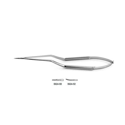 Micro Bayonet-Style Scissors - Round Handle