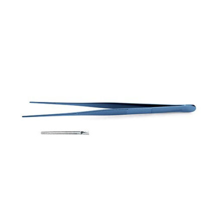 Titanium Debakey Vascular Tissue Forceps - Flat Handle