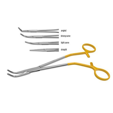 Zep-Type Atraumatic Hysterectomy Forceps - Offset
